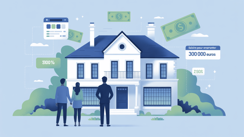 illustration quel salaire pour emprunter 300 000 euros