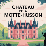 qui sont les propriétaires du château de la motte husson illustration vectorielle SEO