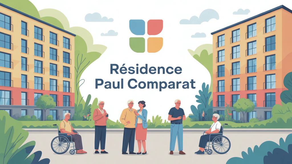 Résidence Paul Comparat bâtiment accueil personnes âgées