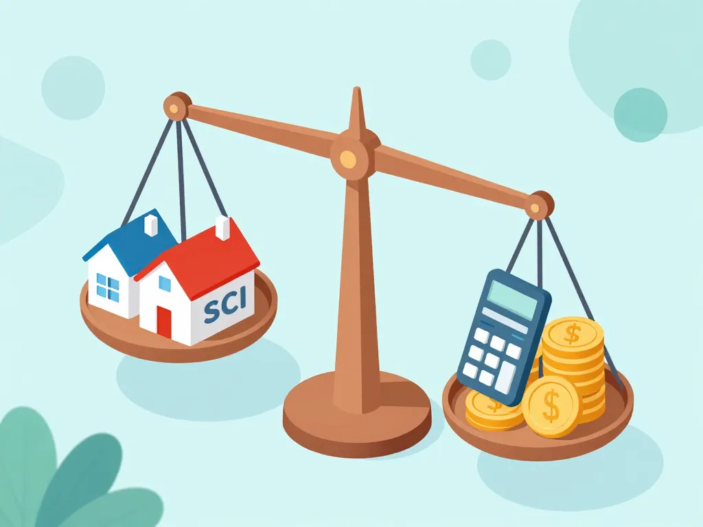 sarl de famille ou sci image fiscalité comparaison