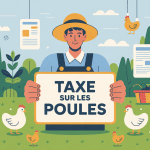 taxe sur les poules illustration poulailler jardin