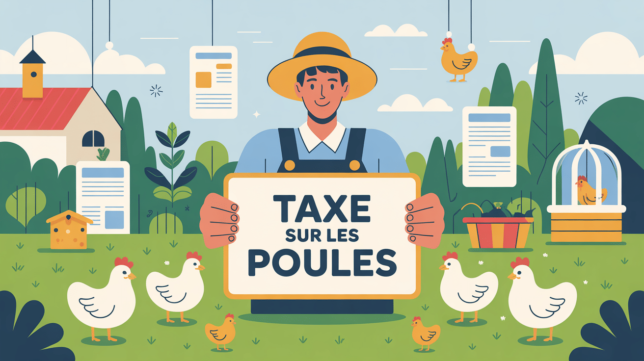 taxe sur les poules illustration poulailler jardin