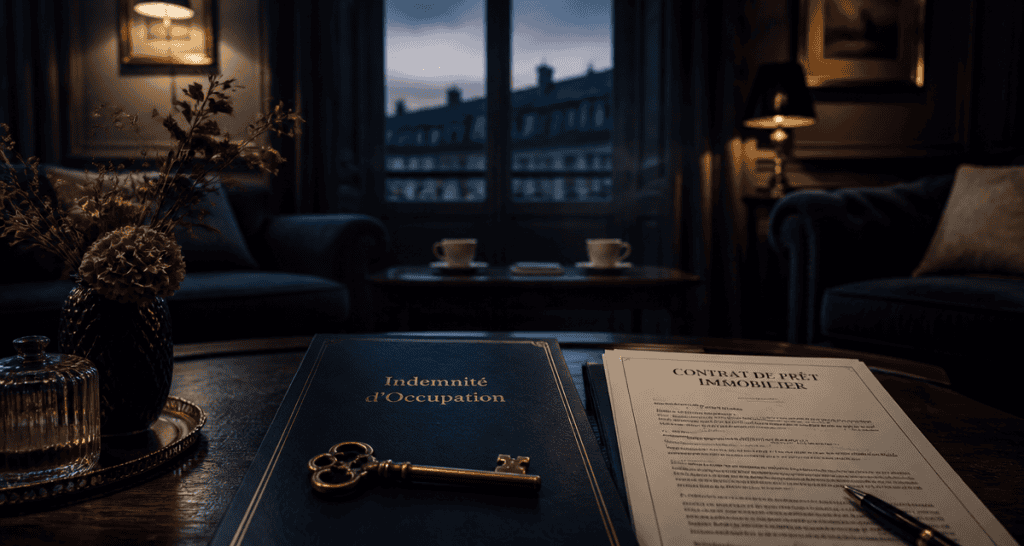 divorce occupation à titre onéreux avec crédit en cours contrat clé