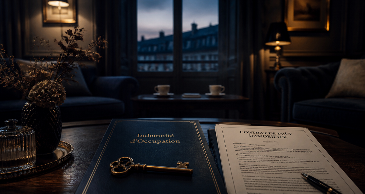 divorce occupation à titre onéreux avec crédit en cours contrat clé