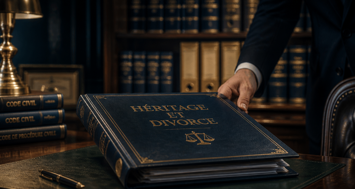 héritage pendant mariage puis divorce sans contrat de mariage bureau avocat