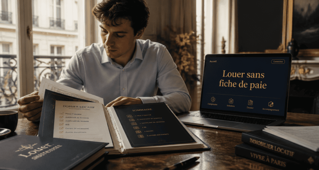 louer sans fiche de paie ptitclic jeune homme dossier