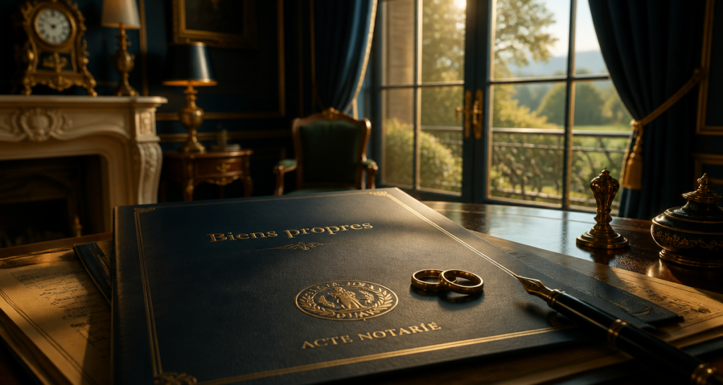 maison achetée avant mariage sans contrat acte notarié et alliances
