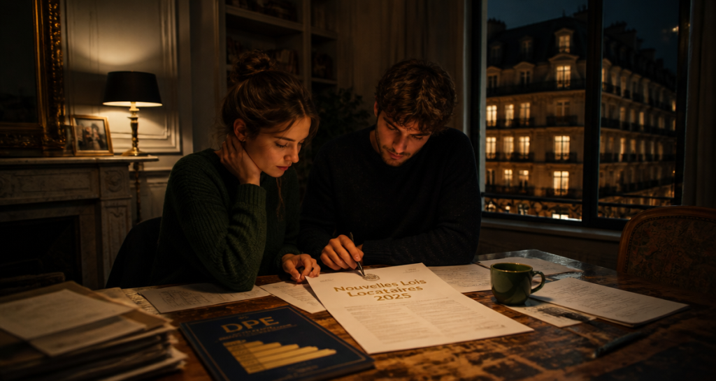 nouvelle loi pour les locataires couple bail salon parisien