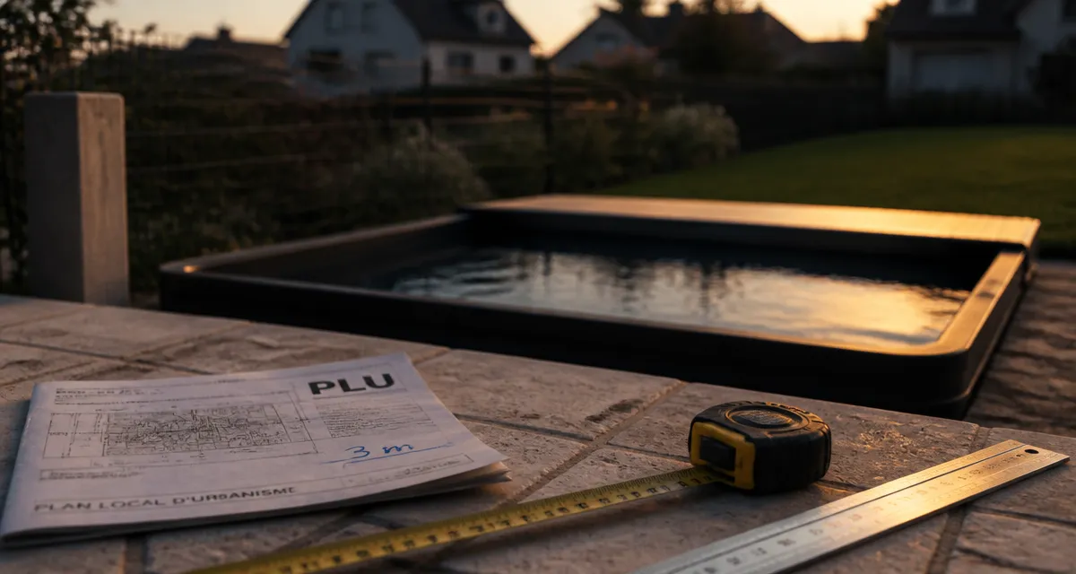 Piscine moins de 10m2 : distance voisin et règle des 3 m selon le PLU