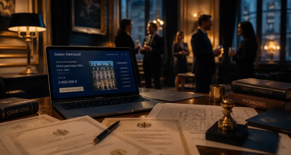 Vente en immo interactif en salle notariale