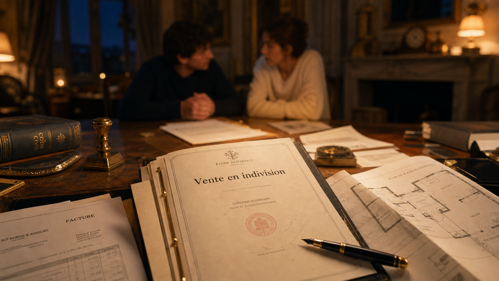 Vente maison en indivision entre frère et sœur : partage des fonds