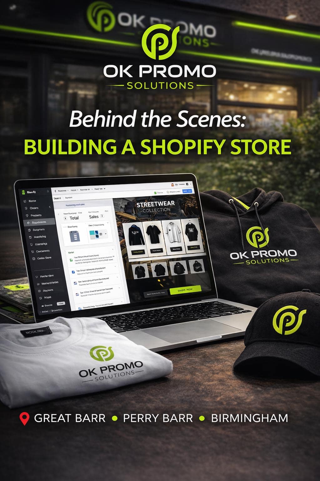 Shopify store for clothing brand