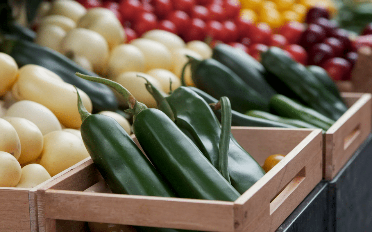 poids poireau étals marché français