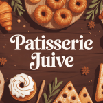 Table avec patisserie juif variée et décor chaleureux
