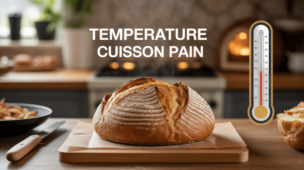 Pain artisanal doré temperature cuisson pain