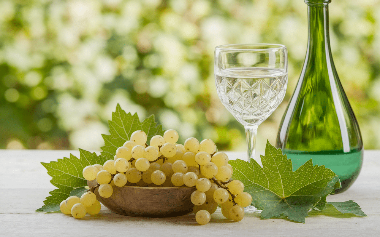 Grappe cépage bordeaux blanc