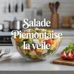 peut on préparer une piémontaise : la veille vue aerienne salade piemontaise