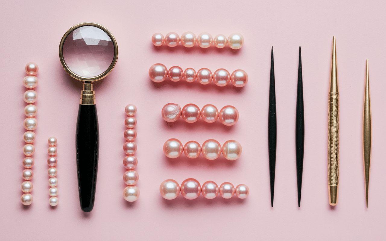 prix perle de lambi perles roses outils gemmologie