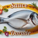 dorade entière avec sauce dorade et légumes