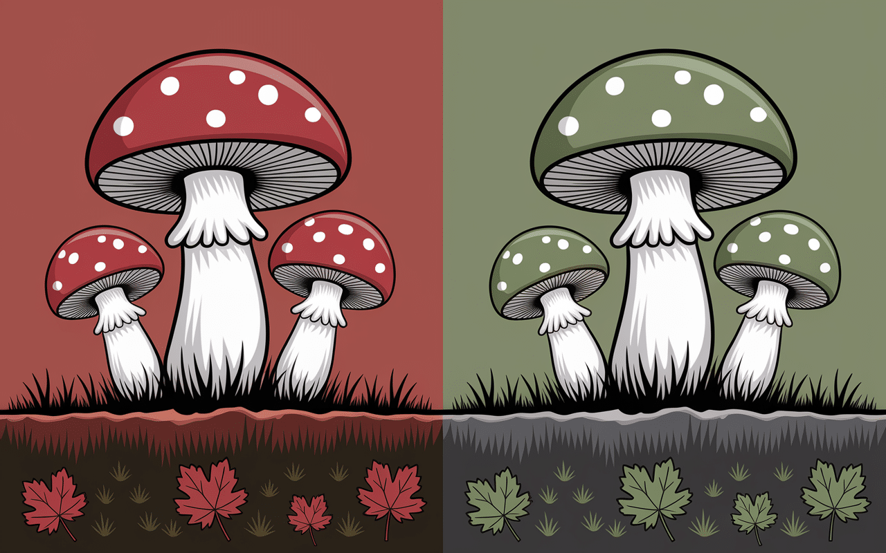 Différences truffes toxiques et comestibles sous-bois