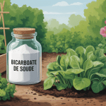 bicarbonate de soude contre les taupes potager illustration