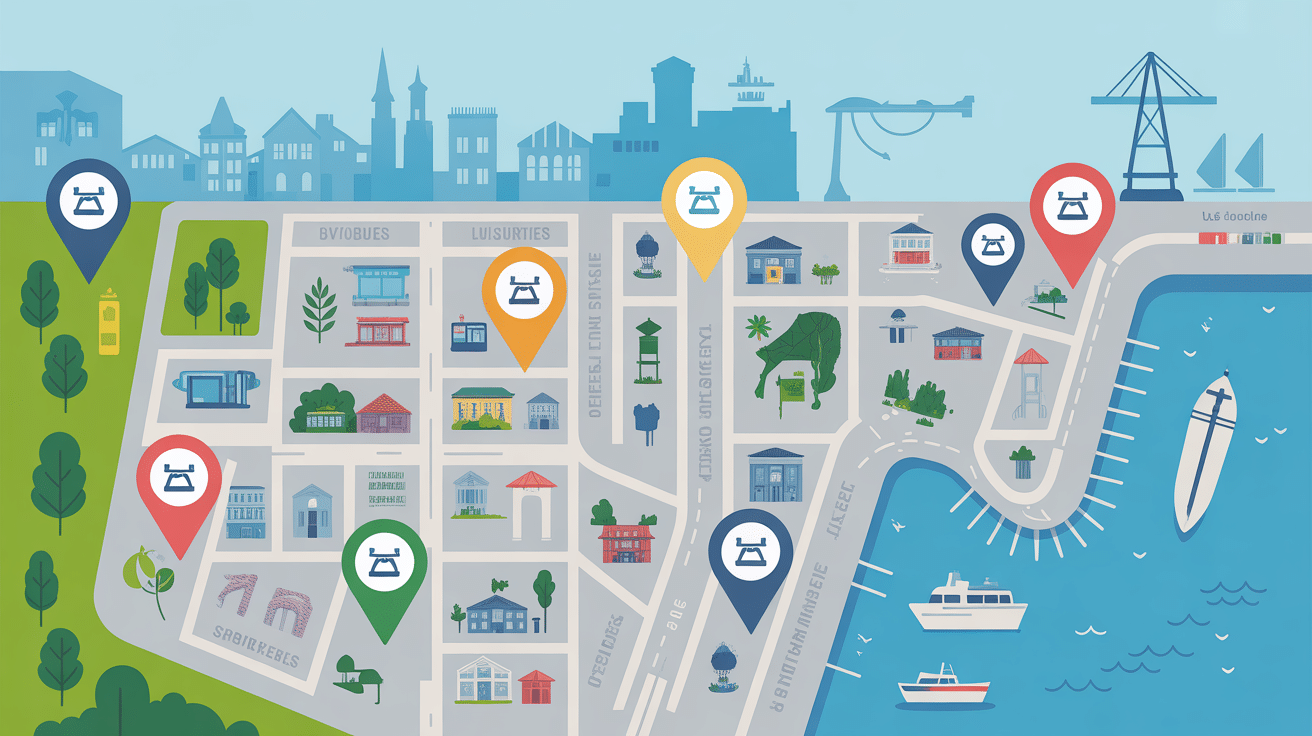 pressing la rochelle carte localisation boutiques port