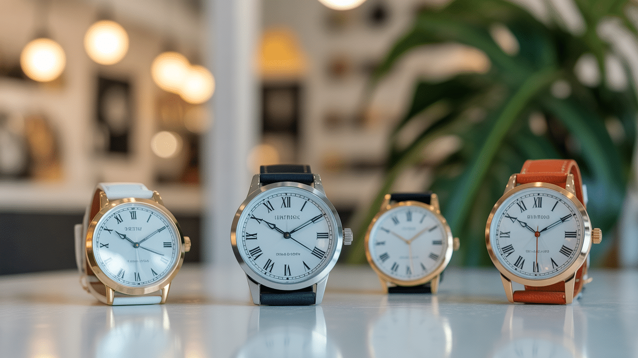 Horloges Dali fondantes dans showroom design