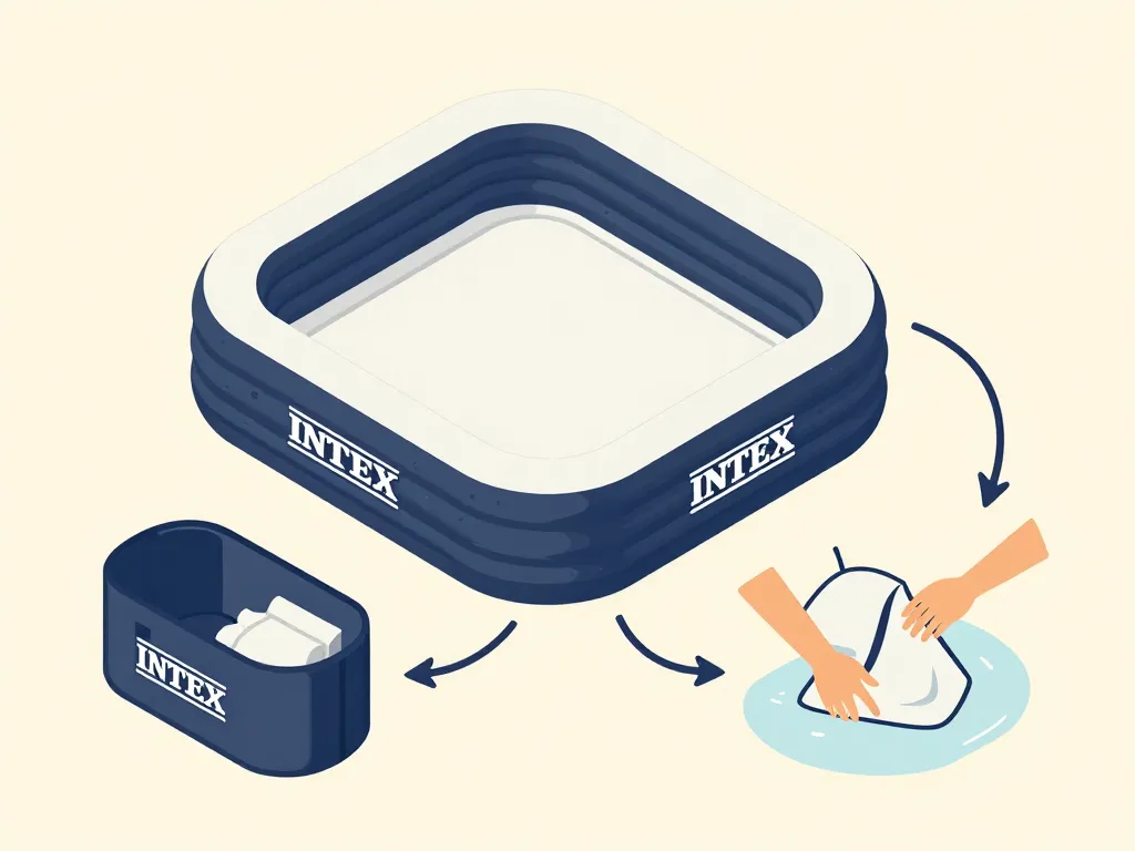 degonfler spa intex stockage interieur