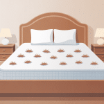 illustration larve d'anthrène matelas ambiance saine