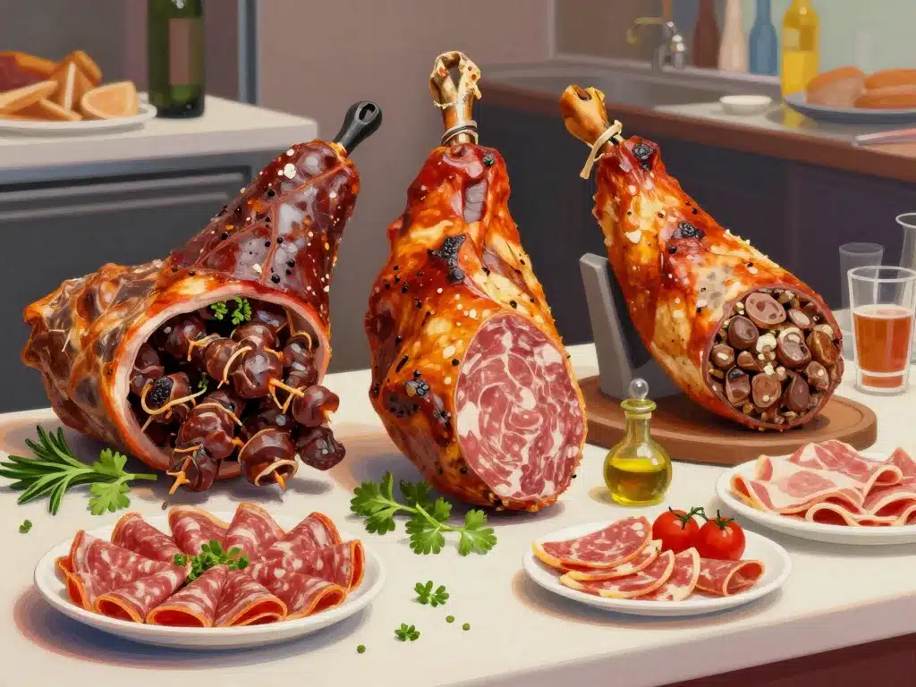 Produits artisanaux boucherie des Hauts Clos brochettes rôtis merguez