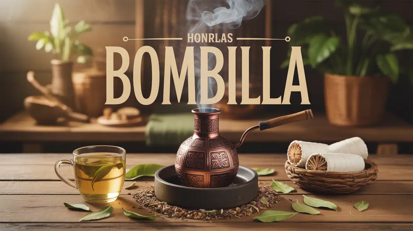 Bombilla insérée dans calebasse de maté avec feuilles de yerba maté