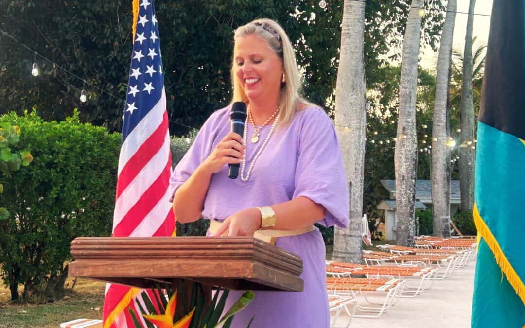 US Chargé d’Affaires Kimberly Furnish visits Eleuthera