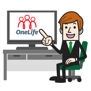 OneLIfe on screen