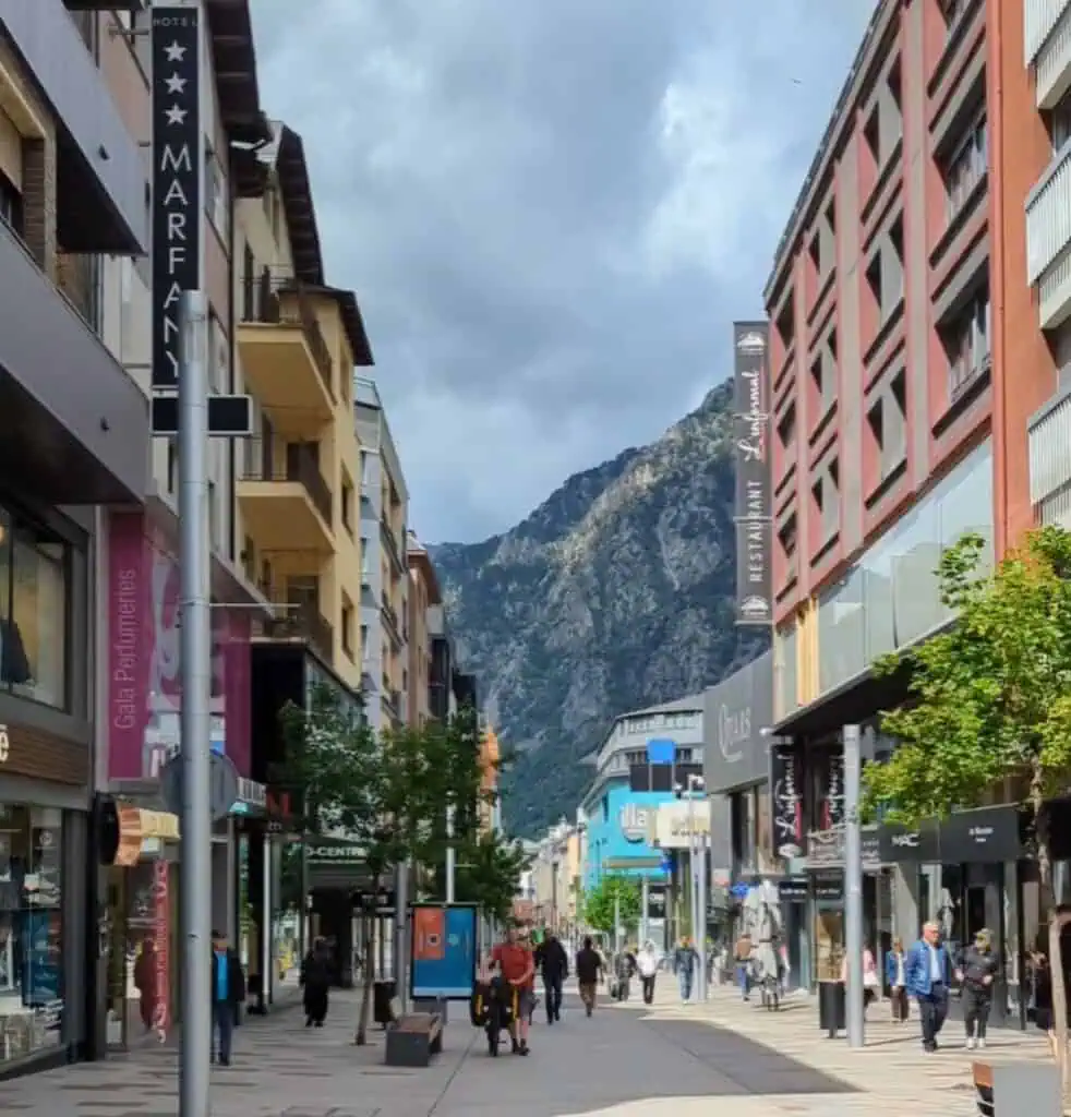 Shopping street in Andorra La Vella - Duty Free Shopping is one of the popular things to do in Andorra La Vella