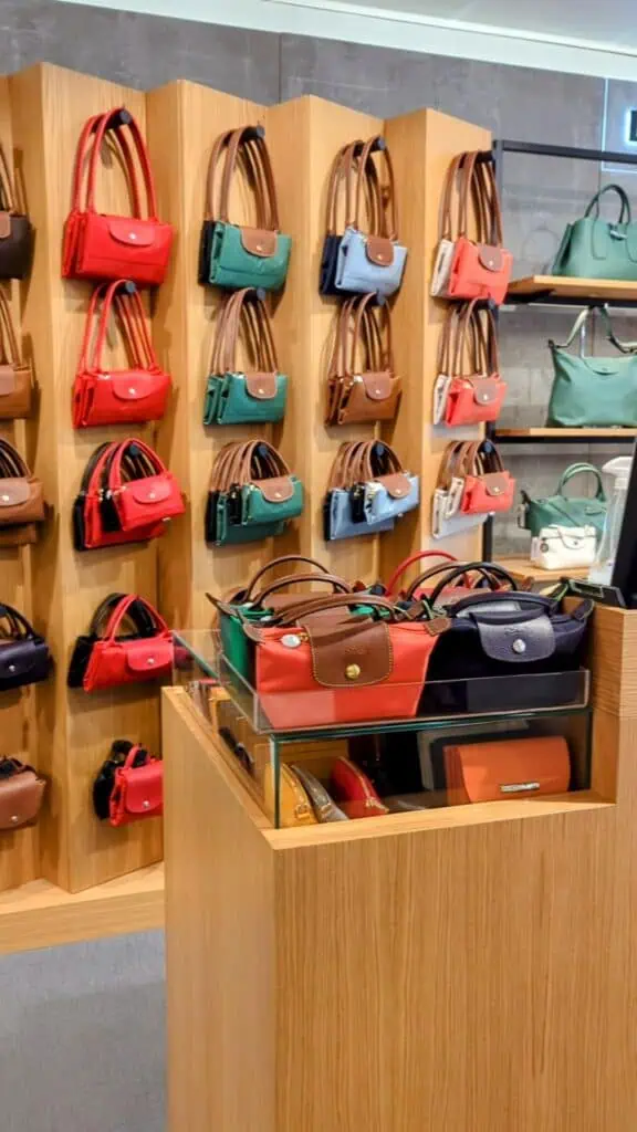 Handbag / purse shopping in Andorra La Vella - a great place to buy them at duty free prices in Europe