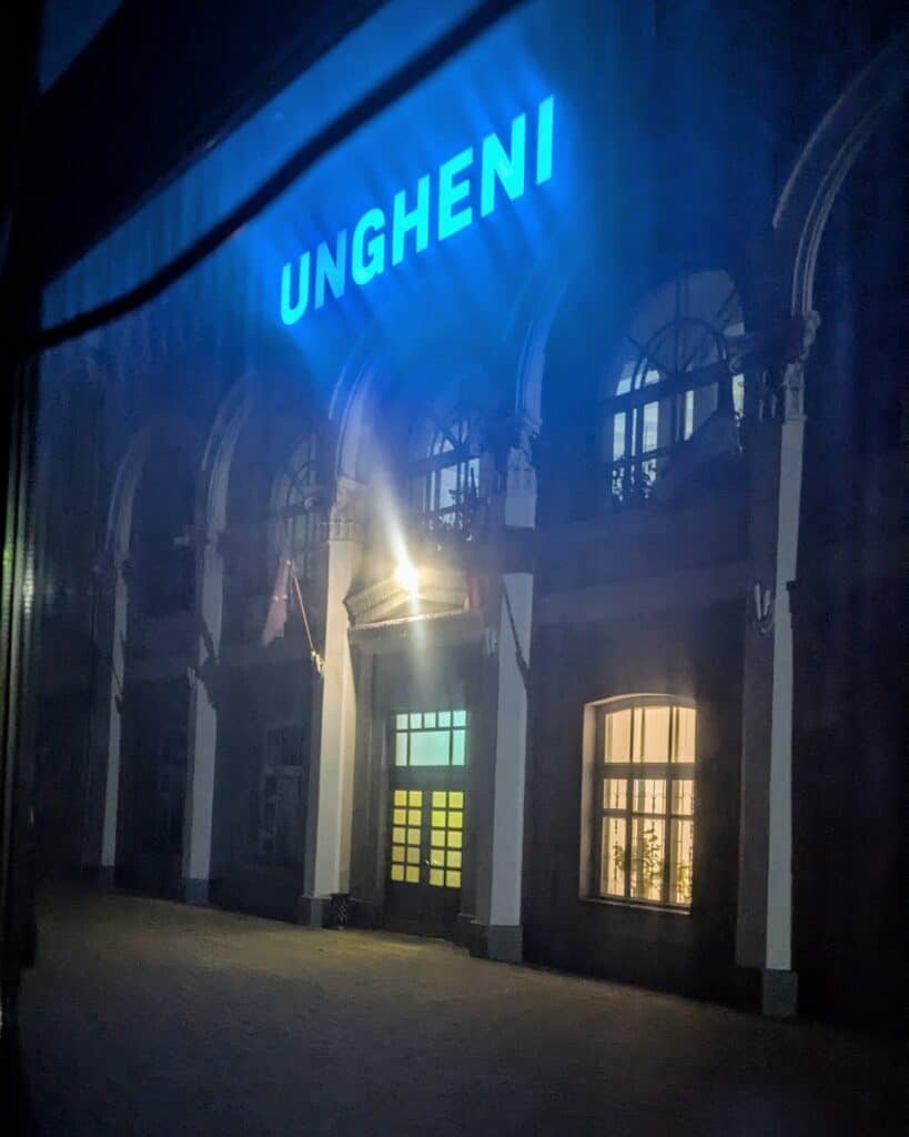 Ungehni Station at Night