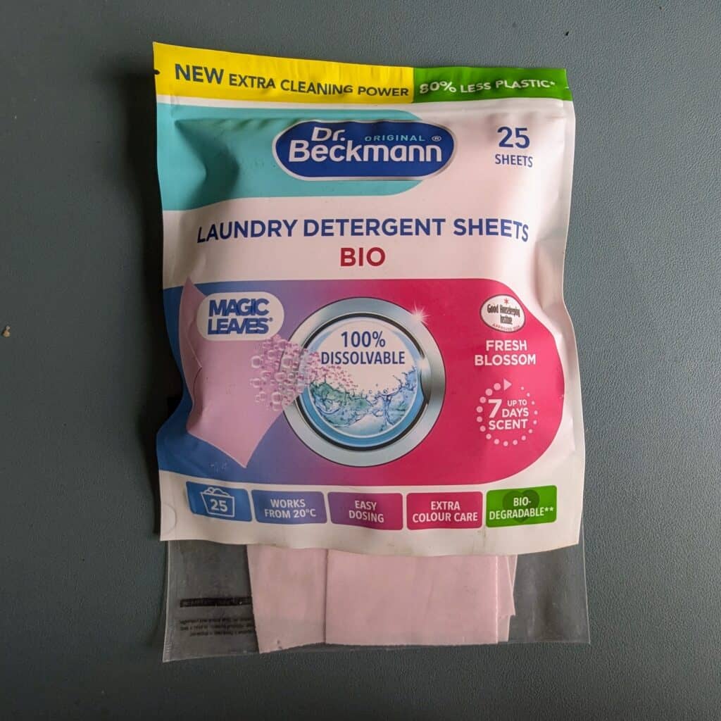 Dr Beckmann Laundry Sheets - ideal for travel