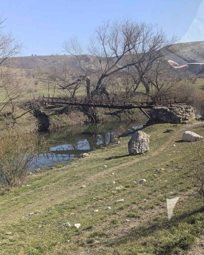 going off road in old orhei