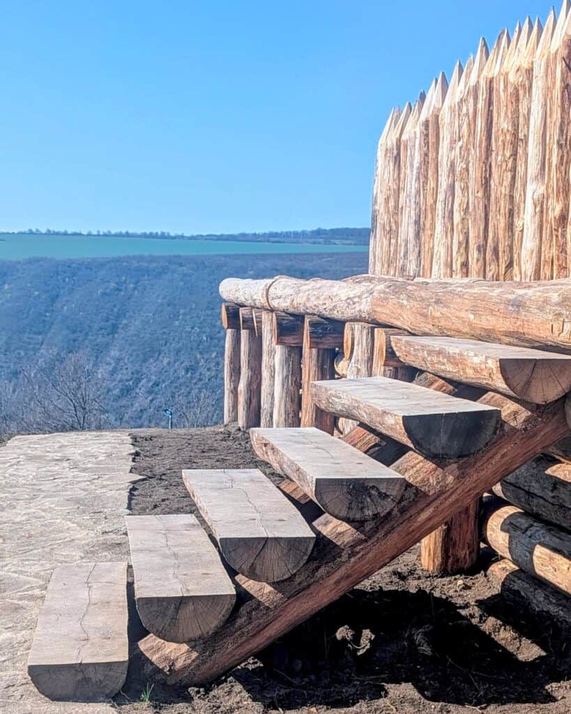 new Medieval Archaeology Museum old orhei moldova reconstructed ramparts