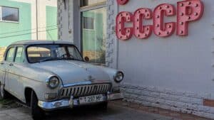 outside back to ussr restaurant