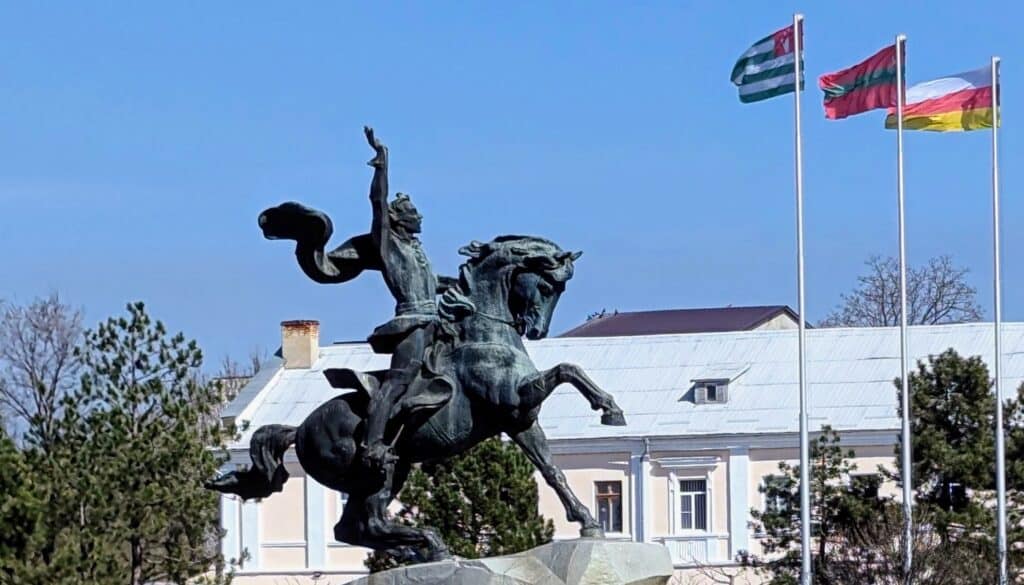 statue of Alexander Suvorov Tirasapol Transnistria