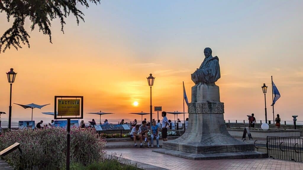 sunset view san marino