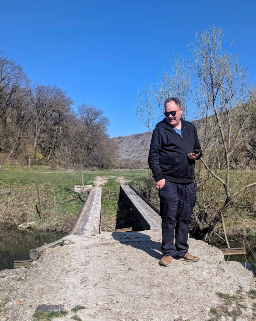 the end of the off road experience in old orhei