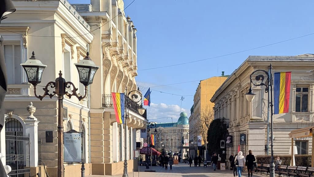 Alexandru Lapusneanu Street iasi and union museum
