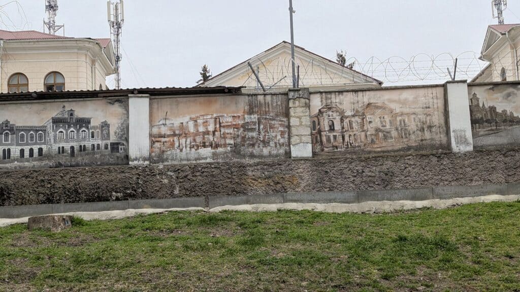 graffiti on park