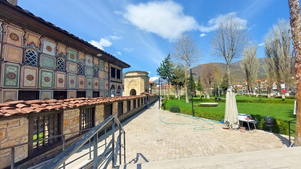 outside the tetovo monastery view of sisters tomb