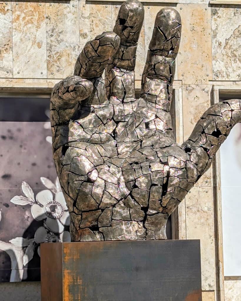 Hand sculpture Vaduz Liechtenstein