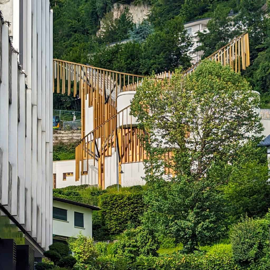 One of many strange houses in Liechtenstein