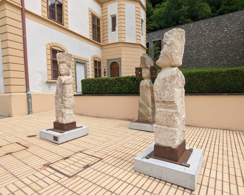 Stone People Sculptures Vaduz Liechtenstein