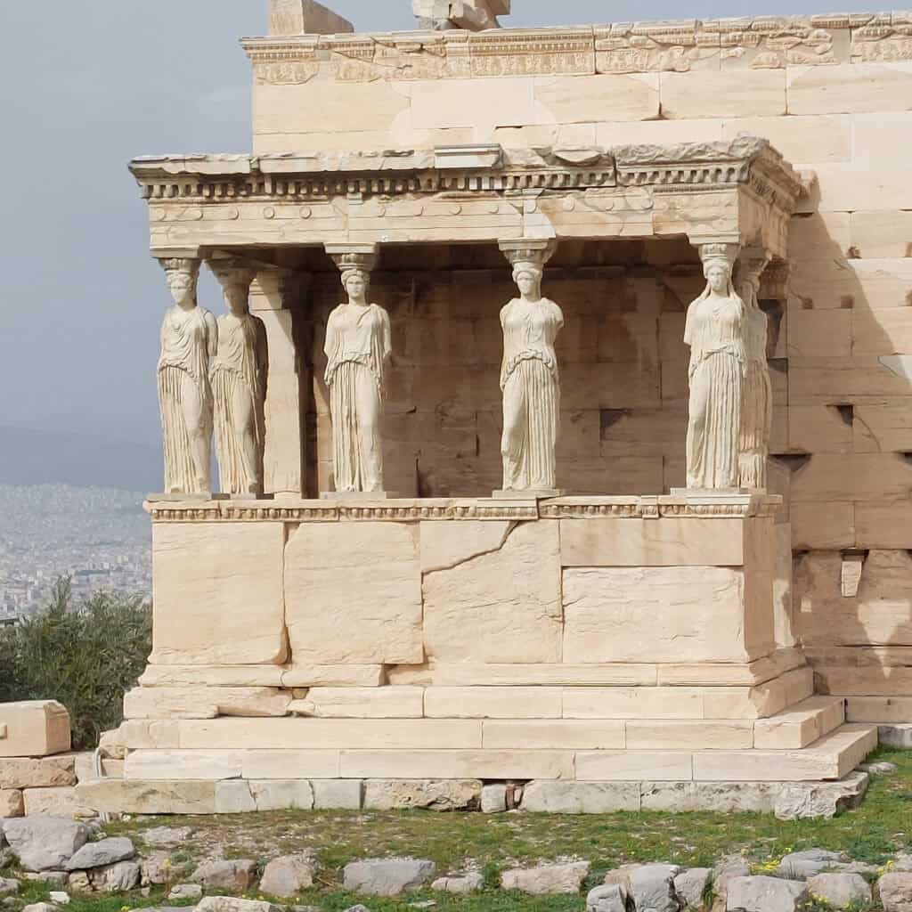 Balkan overland itineraries - Skopje to Thessaloniki to Meteora to Athens - Porch of the Maidens - Acropolis